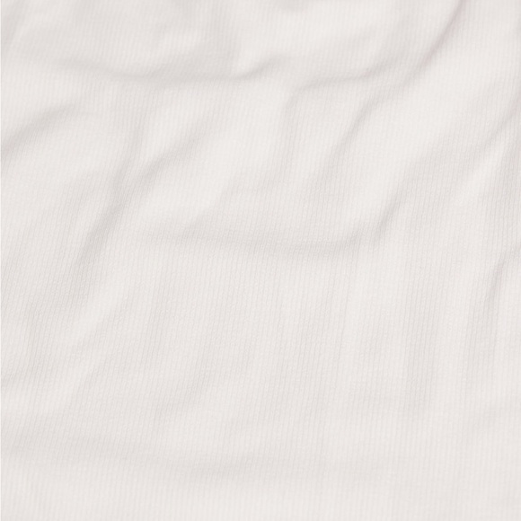 CSB White Ribbed Halter Tank - Picture 3 of 4